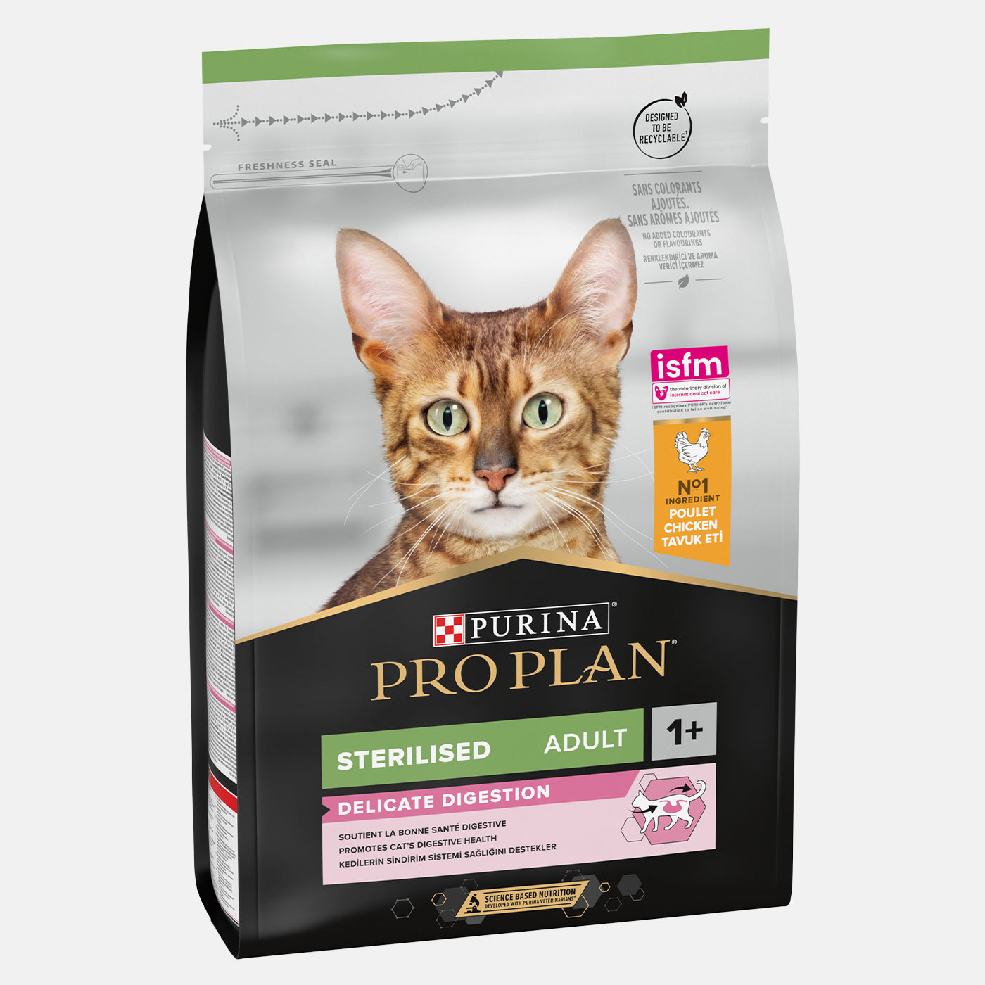 PRO PLAN Sterilised Delicate Digestion Adult Cat Dry Food With Chicken 3KG