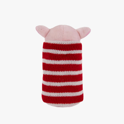 Penny Pig In Blanket Cat Toy
