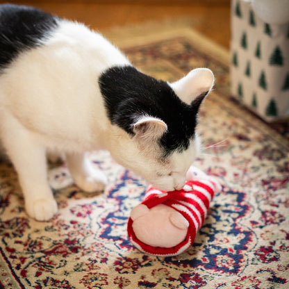 Penny Pig In Blanket Cat Toy