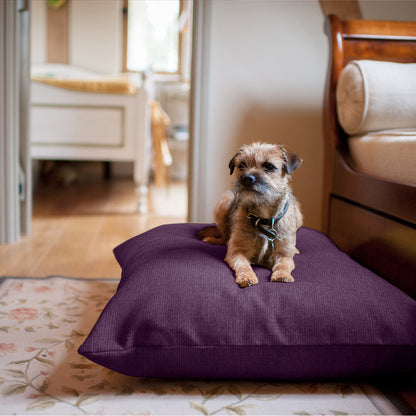 The Lounging Hound Twist Pillow Bed In Heather, Luxury Dog Beds & Pillows, Available Now at Lords & Labradors