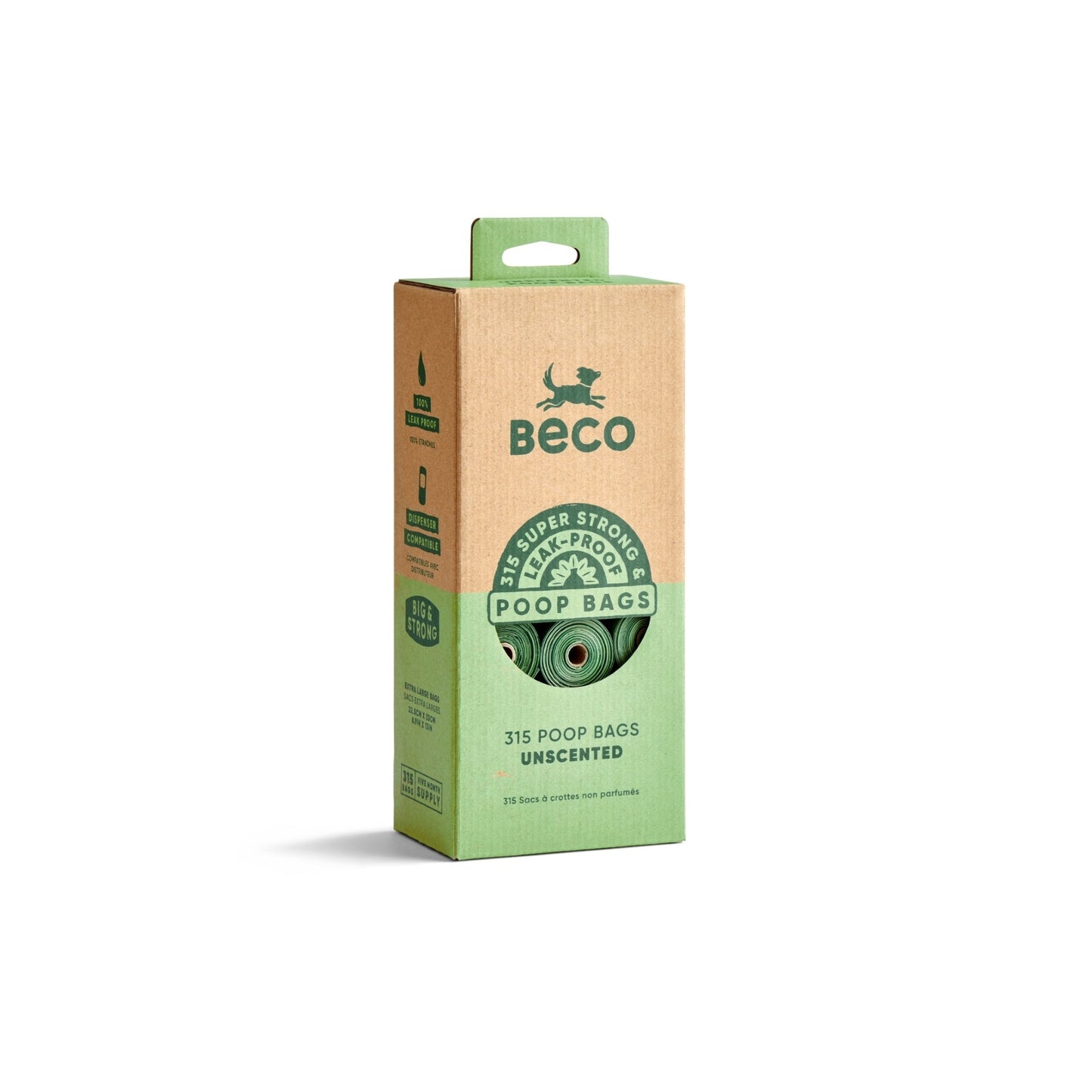 Beco Poop Bags Unscented - 315 bags
