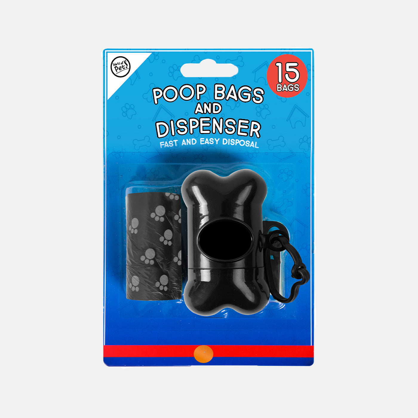Poop Bags & Bone Shape Dispenser
