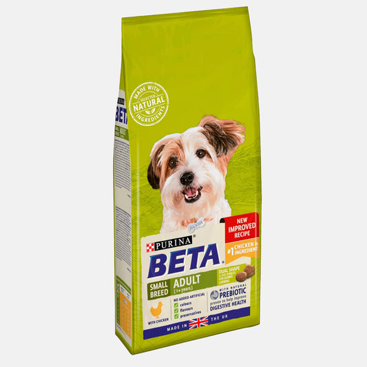 Purina Beta Adult Small Breed Dry Dog Food with Chicken 2KG