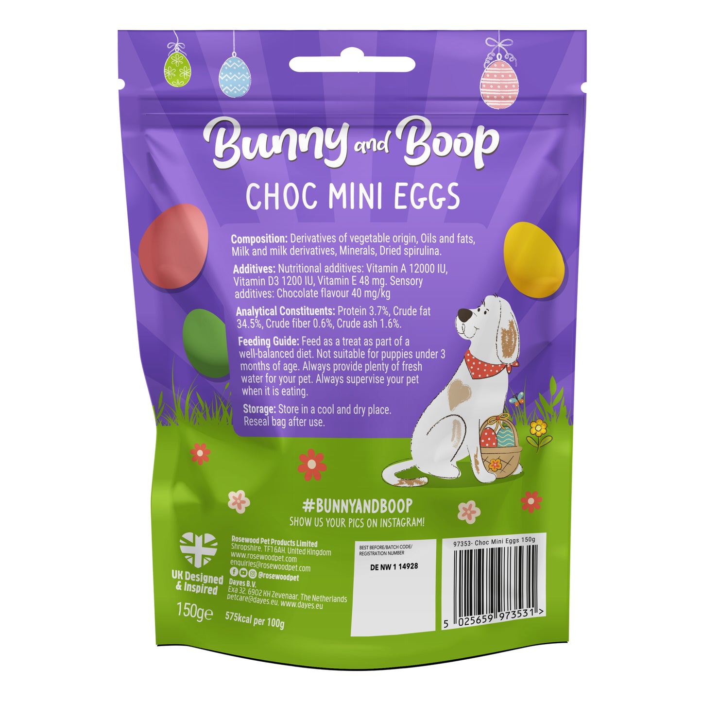 Rosewood Easter Mini Eggs For Dogs 150g