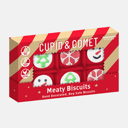 Rosewood Cupid & Comet Festive Meaty Biscuits