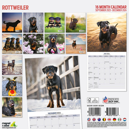 Rottweiler Traditional Calendar 2024