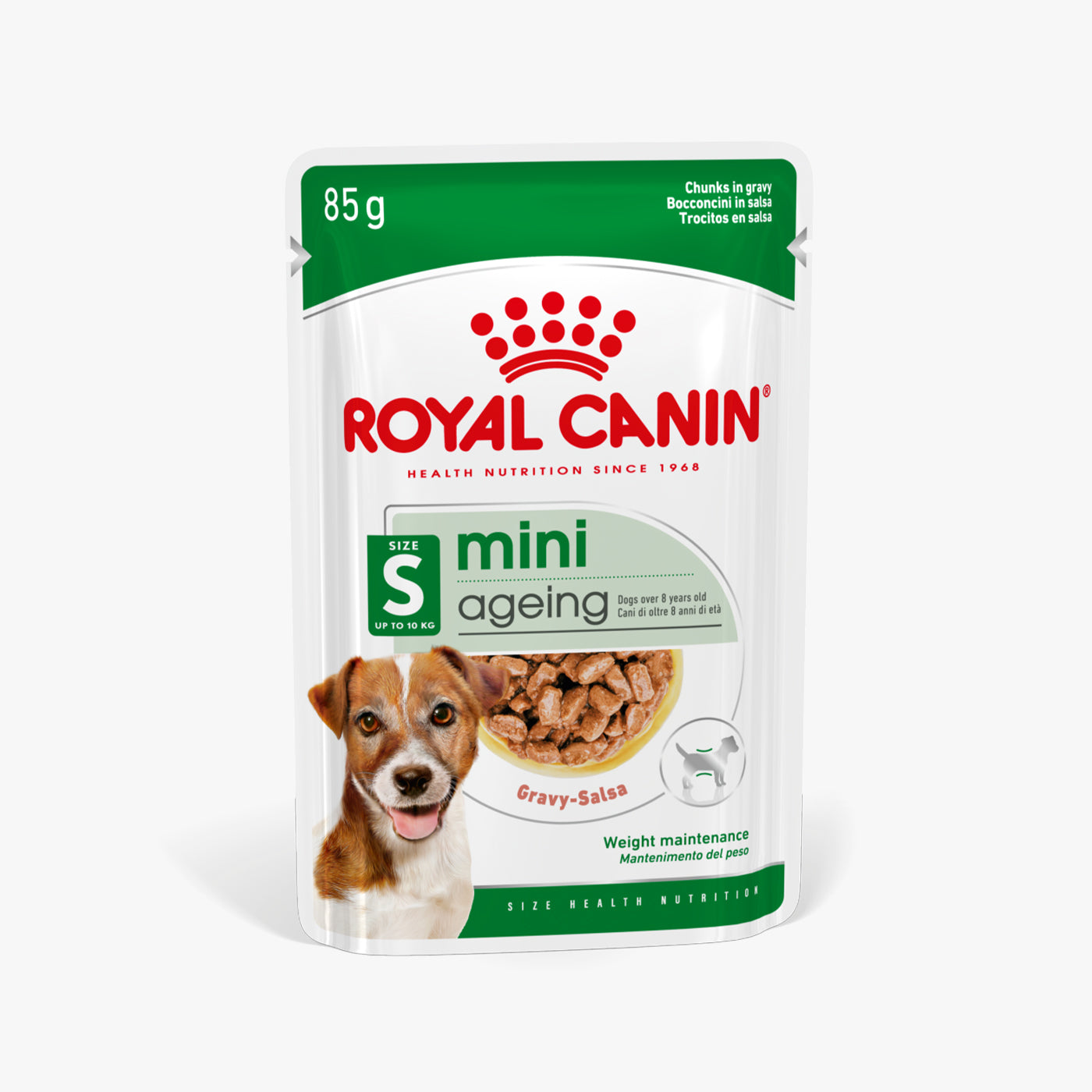 Royal Canin Mini Ageing 8+ Wet Dog Food Chunks in Gravy (12 x 85g)