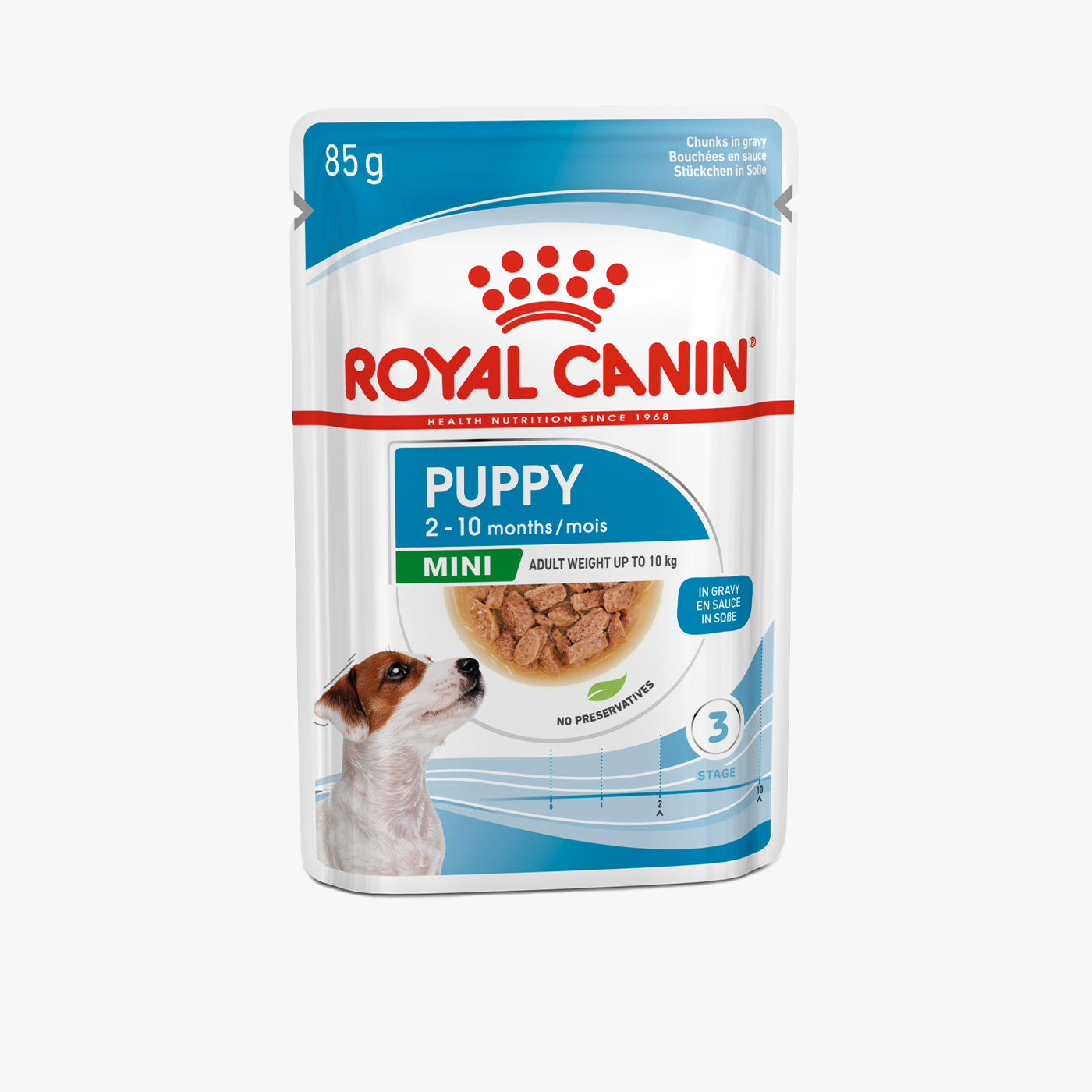 Royal Canin Puppy Mini Breed Wet Dog Food Chunks in Gravy (12 x 85g)