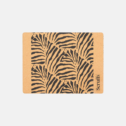 Scruffs Cork Zebra Print Placemat