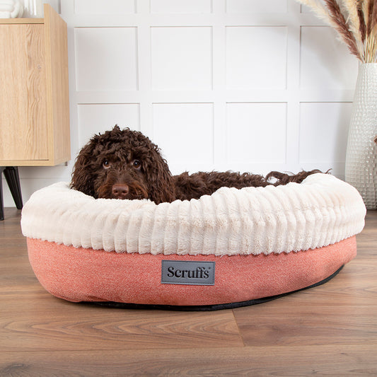 Scruffs Ellen Terracotta Donut Pet Bed