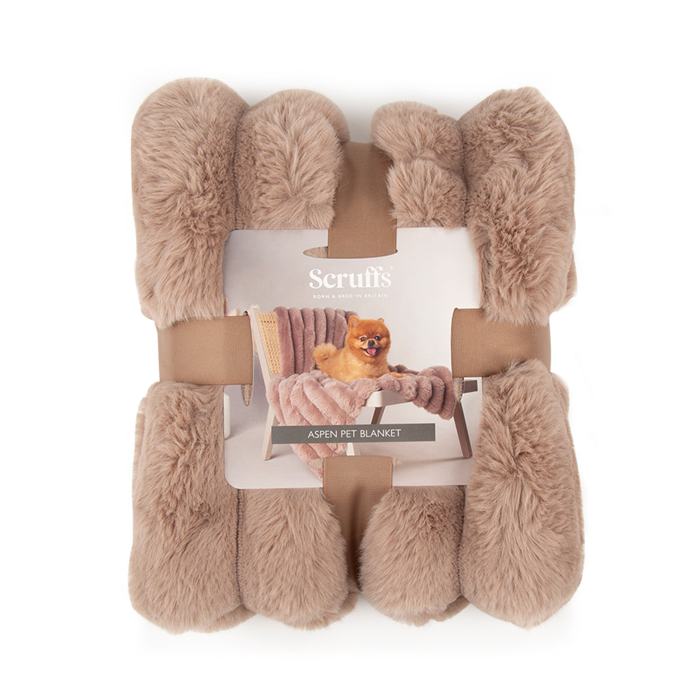 Scruffs Luxury Taupe Aspen Pet Blanket
