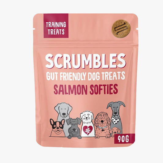 Scrumbles Softies Salmon Dog Training Treats 90g