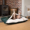 Sleepy Burrows Bed in Forest Rhino Tough Faux Leather by Lords & Labradors