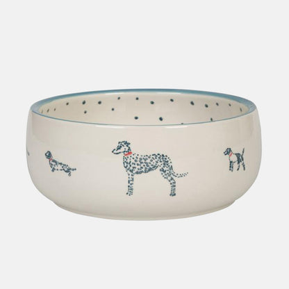 Sophie Allport Stoneware Fetch Dog Bowl