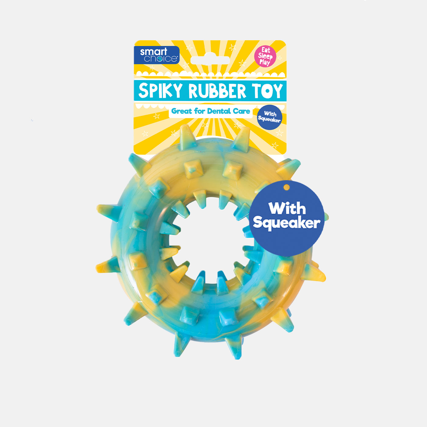 Summer Spiky Rubber Dog Toy