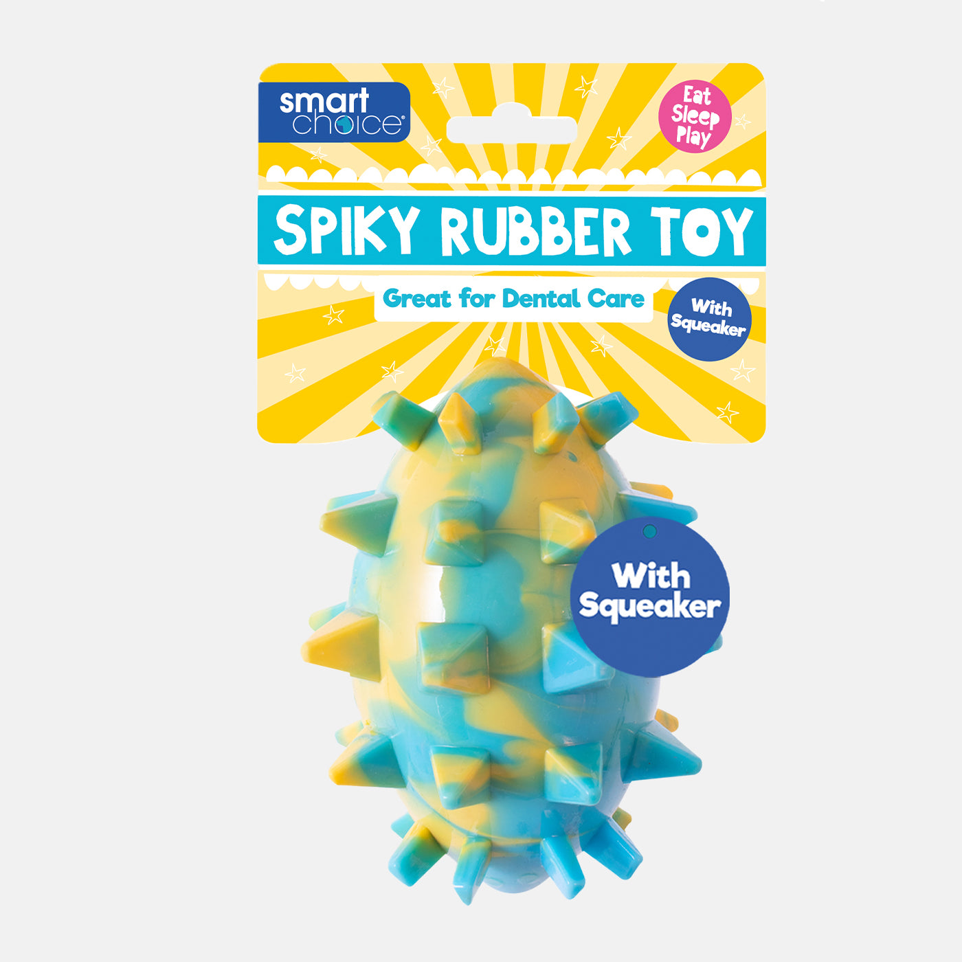 Summer Spiky Rubber Ball Dog Toy