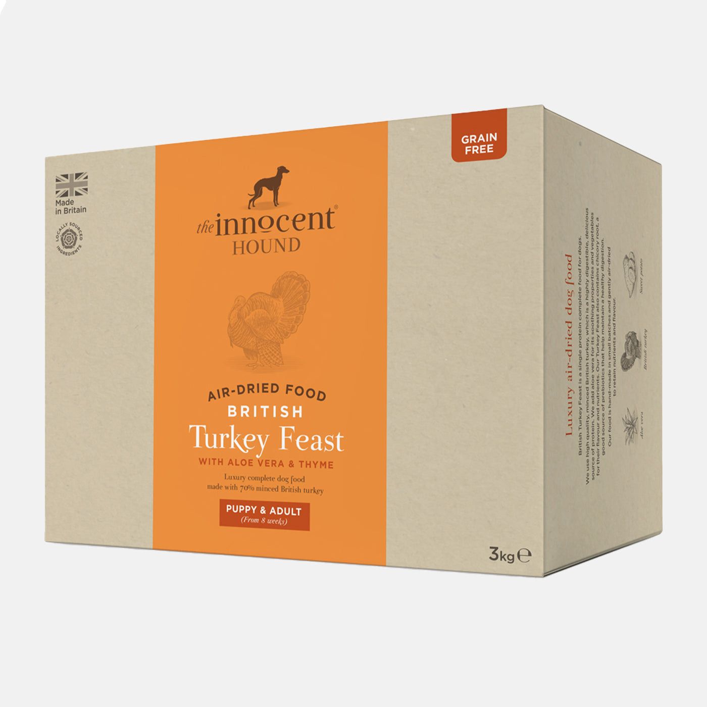 The Innocent Hound British Turkey Feast Complete Air Dried Dog Food