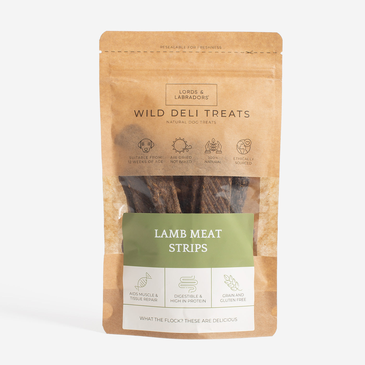 Wild Deli Lamb Meat Strip Treats