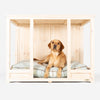 Wooden Salcombe Open Dog Crate by Lords & Labradors