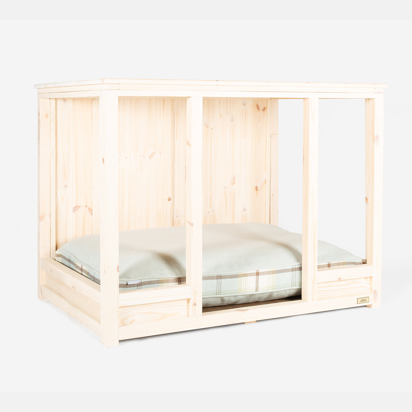 Wooden Salcombe Open Dog Crate by Lords & Labradors