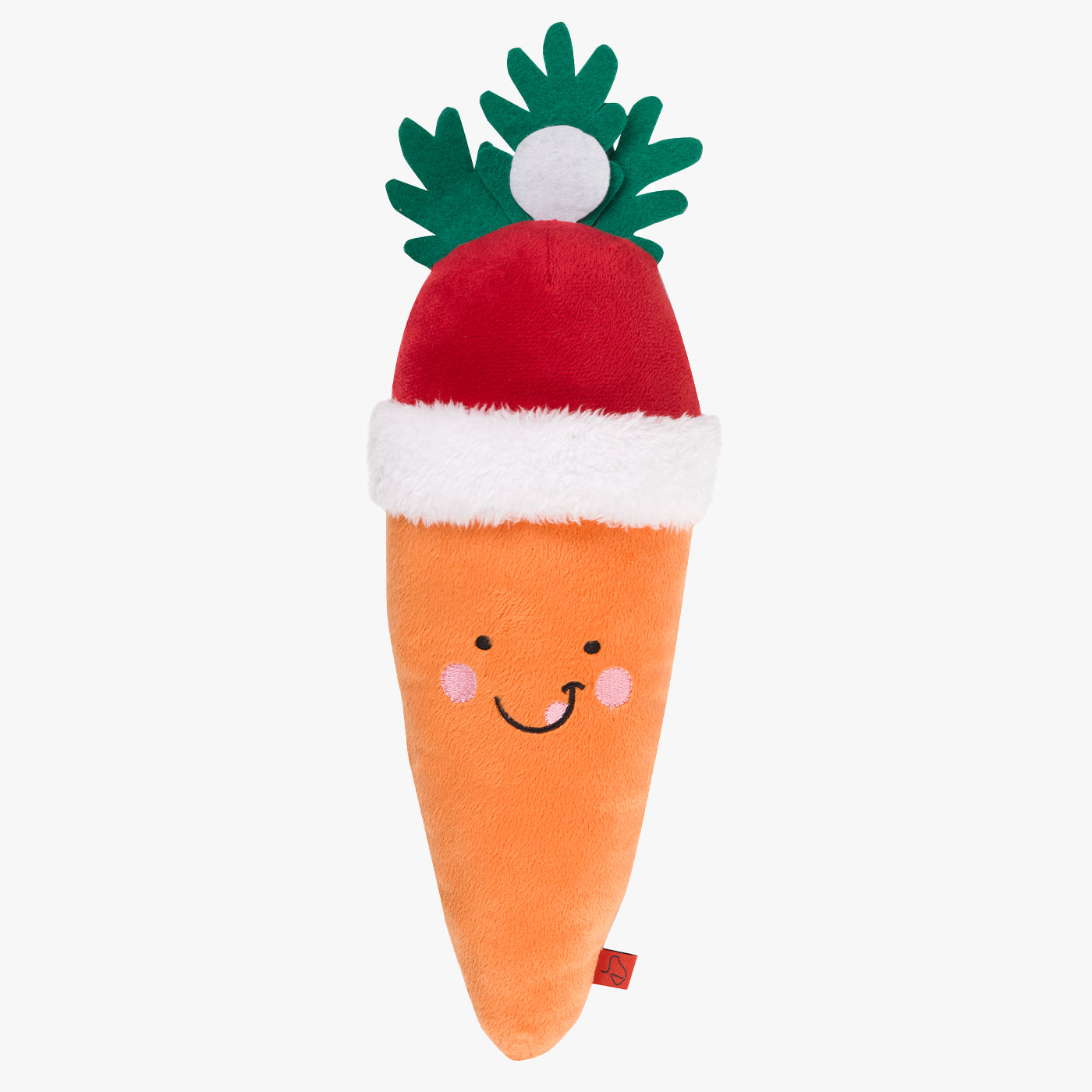 Zoon Santa Carrot Dog Toy