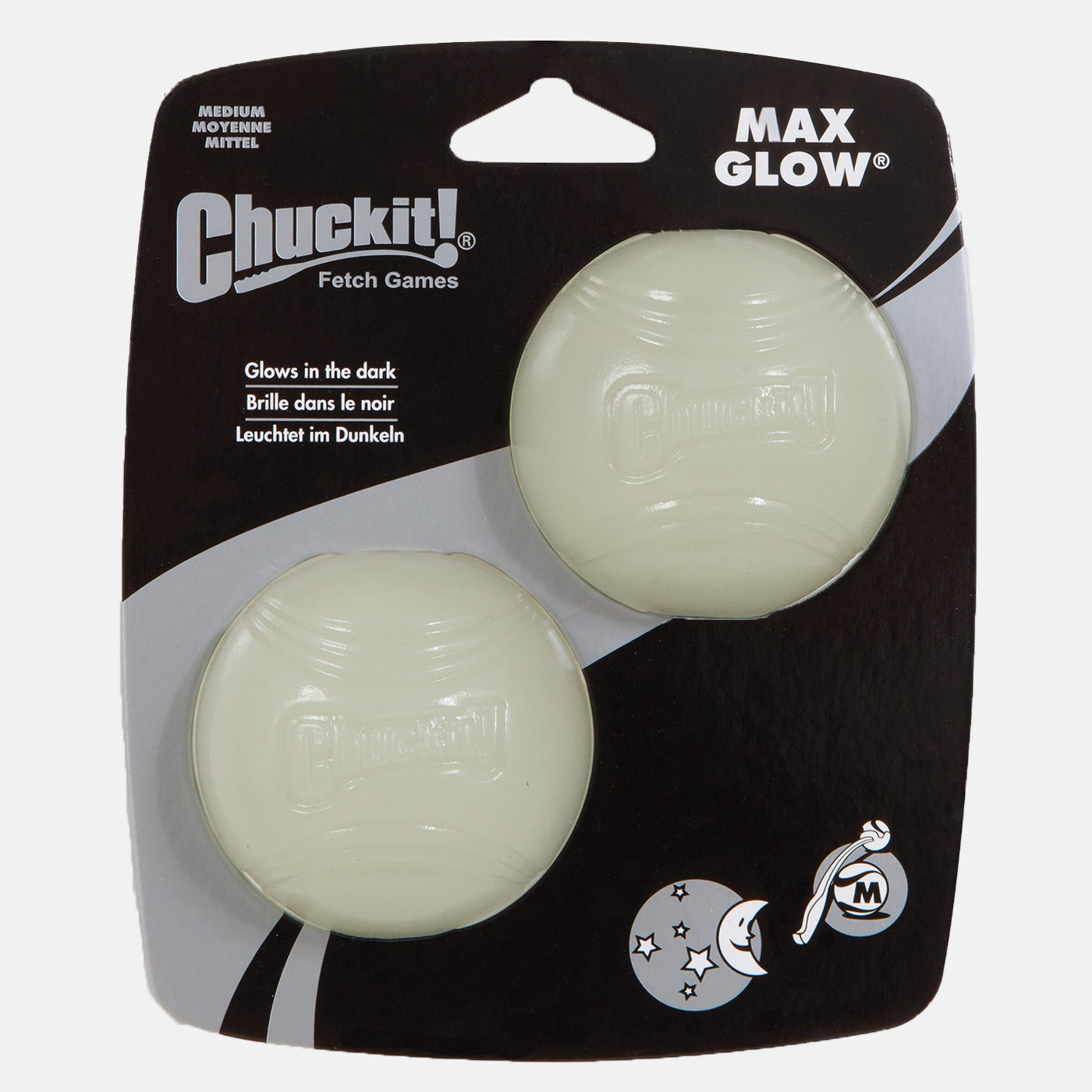 Chuckit Max Glow Balls 2 Pack