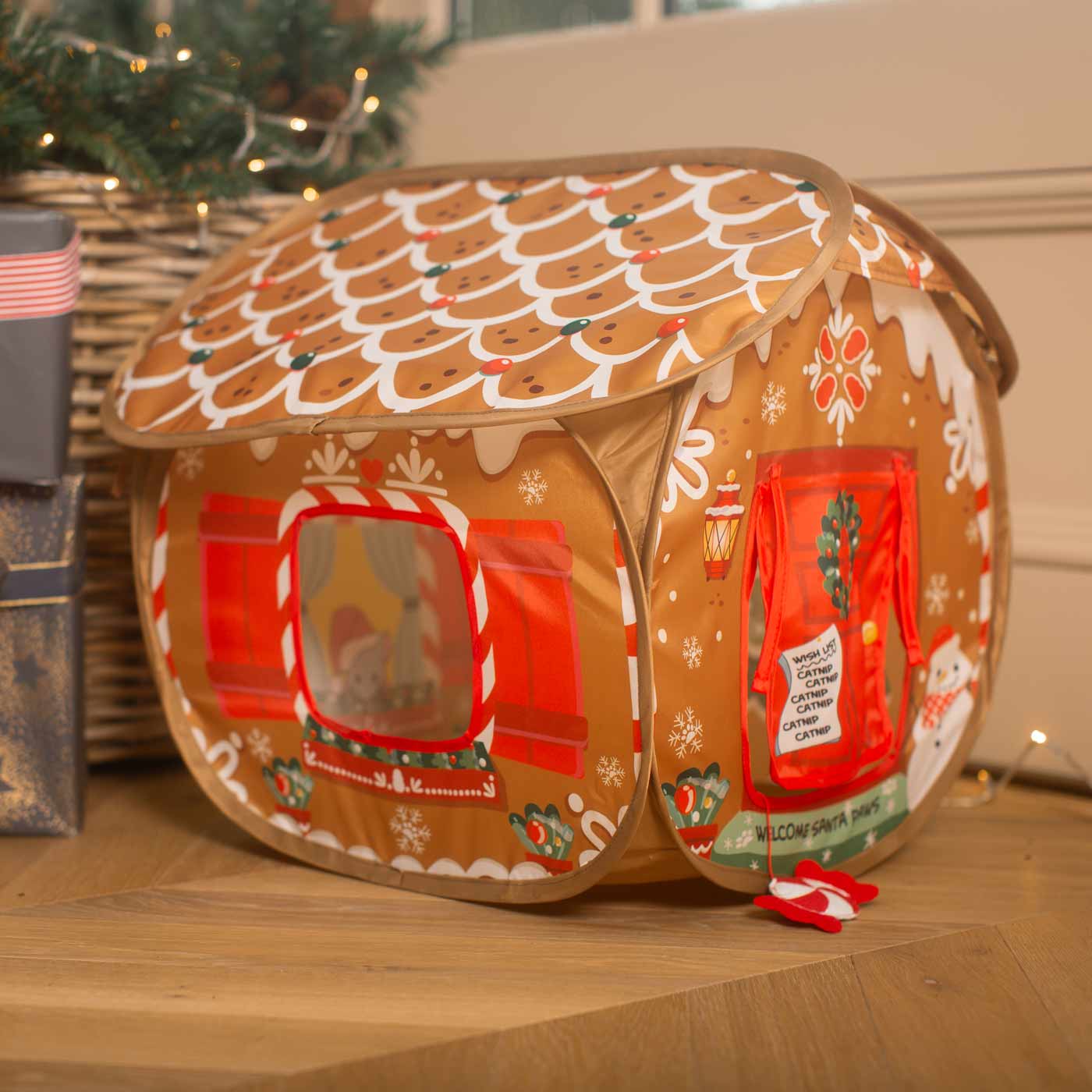 Happy Camper Kong Play Spaces Cat Bungalow Cat Toy Pet Food