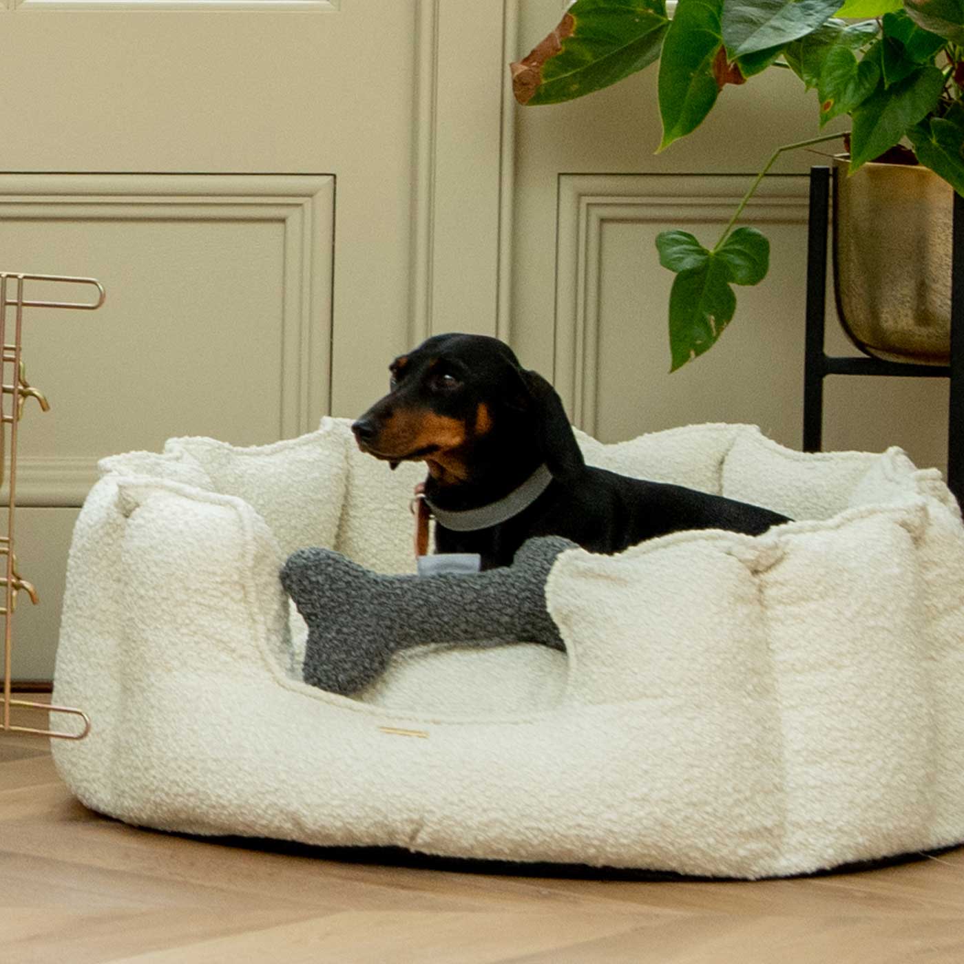 Comfort Cube Dog Bed Anthracite | Luxury Dog Beds | Lords & Labradors