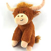 Happy Pet Herby Highland Cow Plush Dog Toy