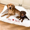 Valentines Edition Sleepy Burrows Bed With Removable Cover by Lords & Labradors