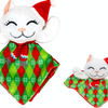 KONG Holiday Crackles Santa Kitty
