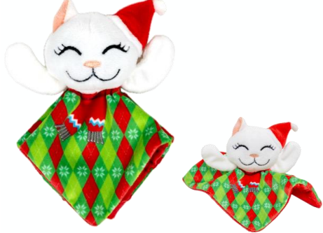 KONG Holiday Crackles Santa Kitty