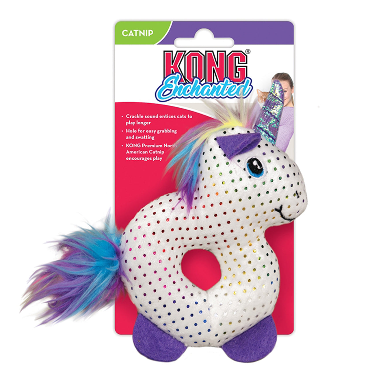 KONG Enchanted Unicorn Catnip Cat Toy