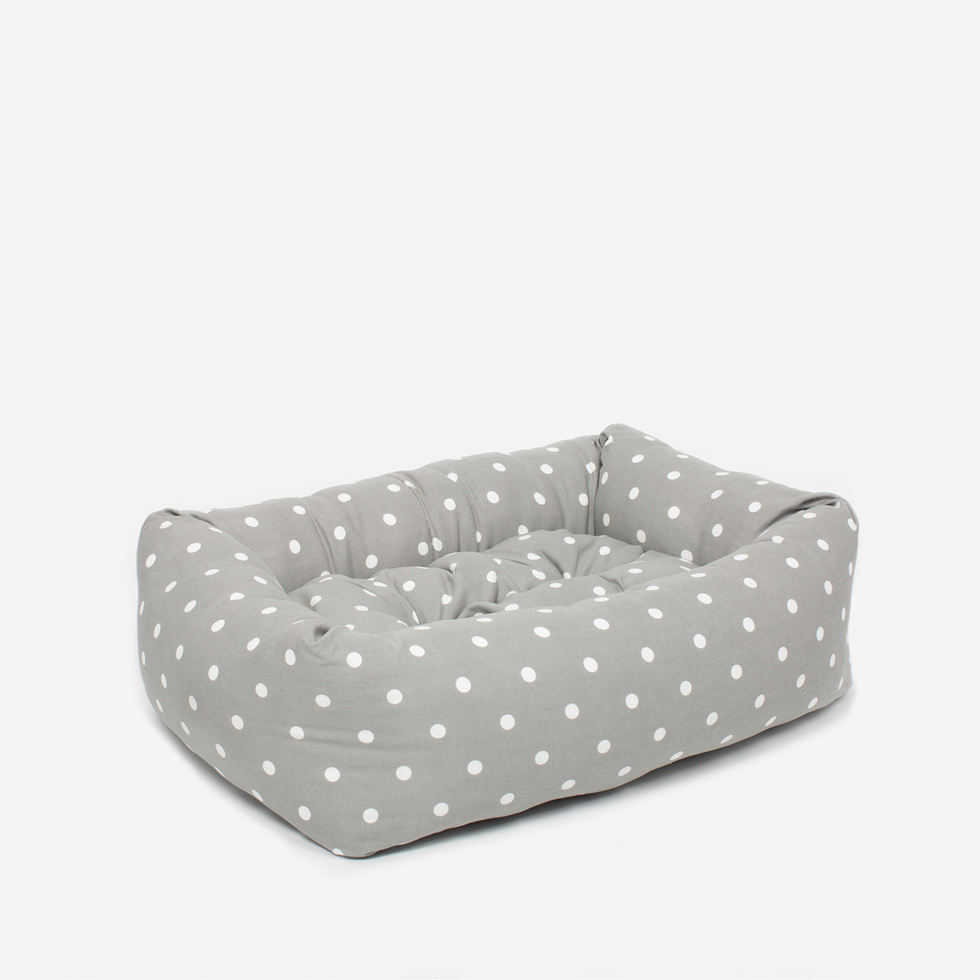Discover Our Heavy-Duty Dog Crate With Grey Spot Cosy & Calming Puppy Crate Bed Set! The Perfect Crate Bed For Pet Burrow. Available To Personalise Here at Lords & Labradors 
