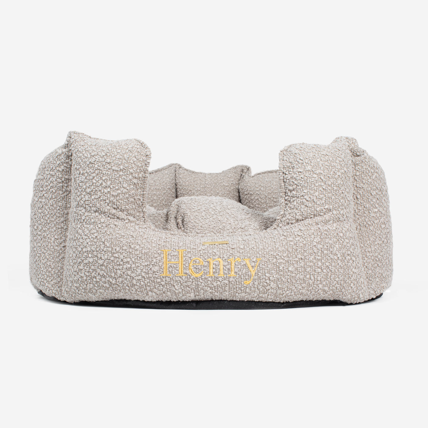 High Wall Bed For Cats in Boucle by Lords Labradors