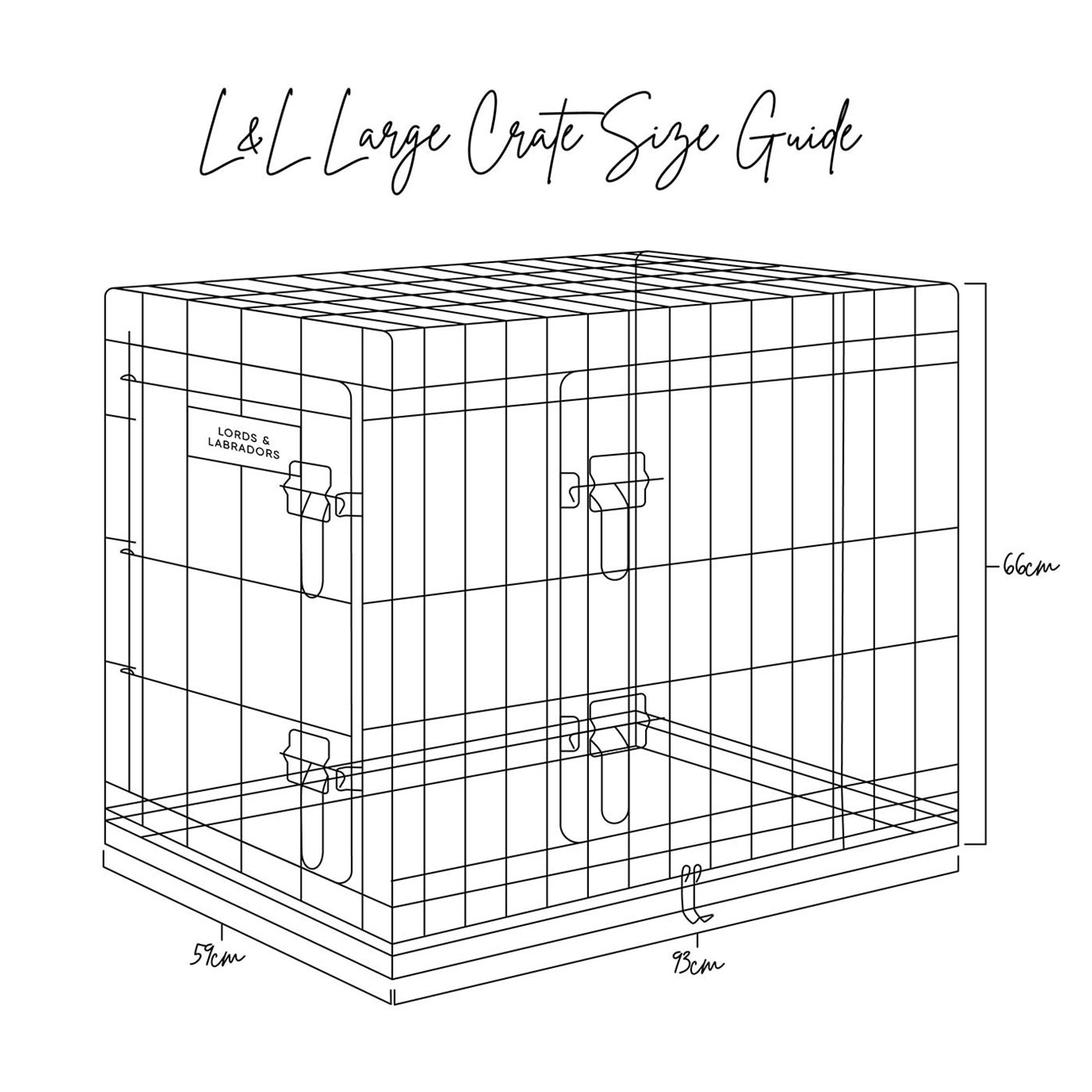 Discover the perfect deluxe heavy duty silver dog crate, featuring two doors for easy access and a removable tray for easy cleaning! The ideal choice to keep new puppies safe, made using pet safe galvanised steel! Available now in 5 sizes and three stunning colours at Lords & Labradors
