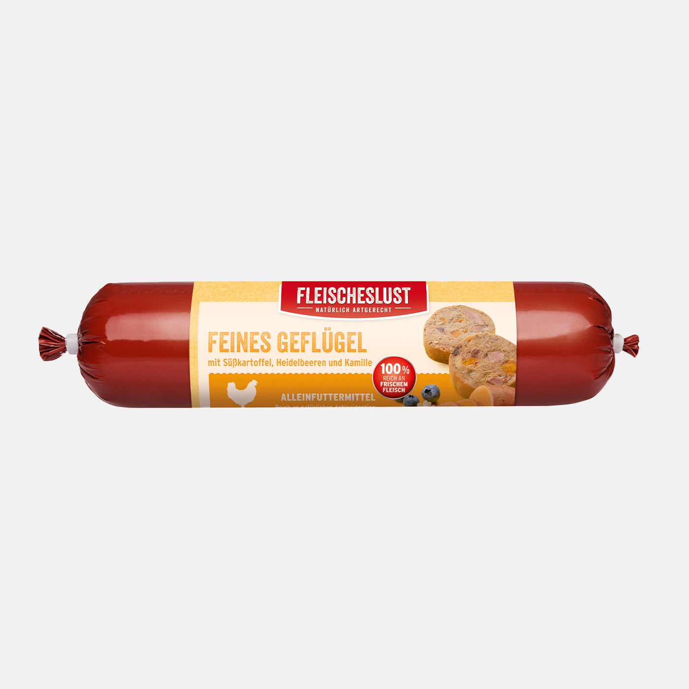 Fleischeslust Meatlove Fine Poultry with Sweet Potato & Chamomile Dog Food 400g
