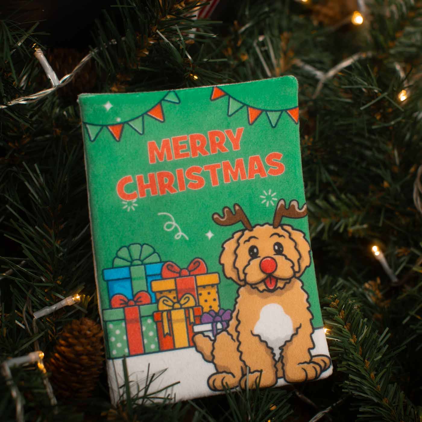 CatwalkDog Christmas Card Dog Toy