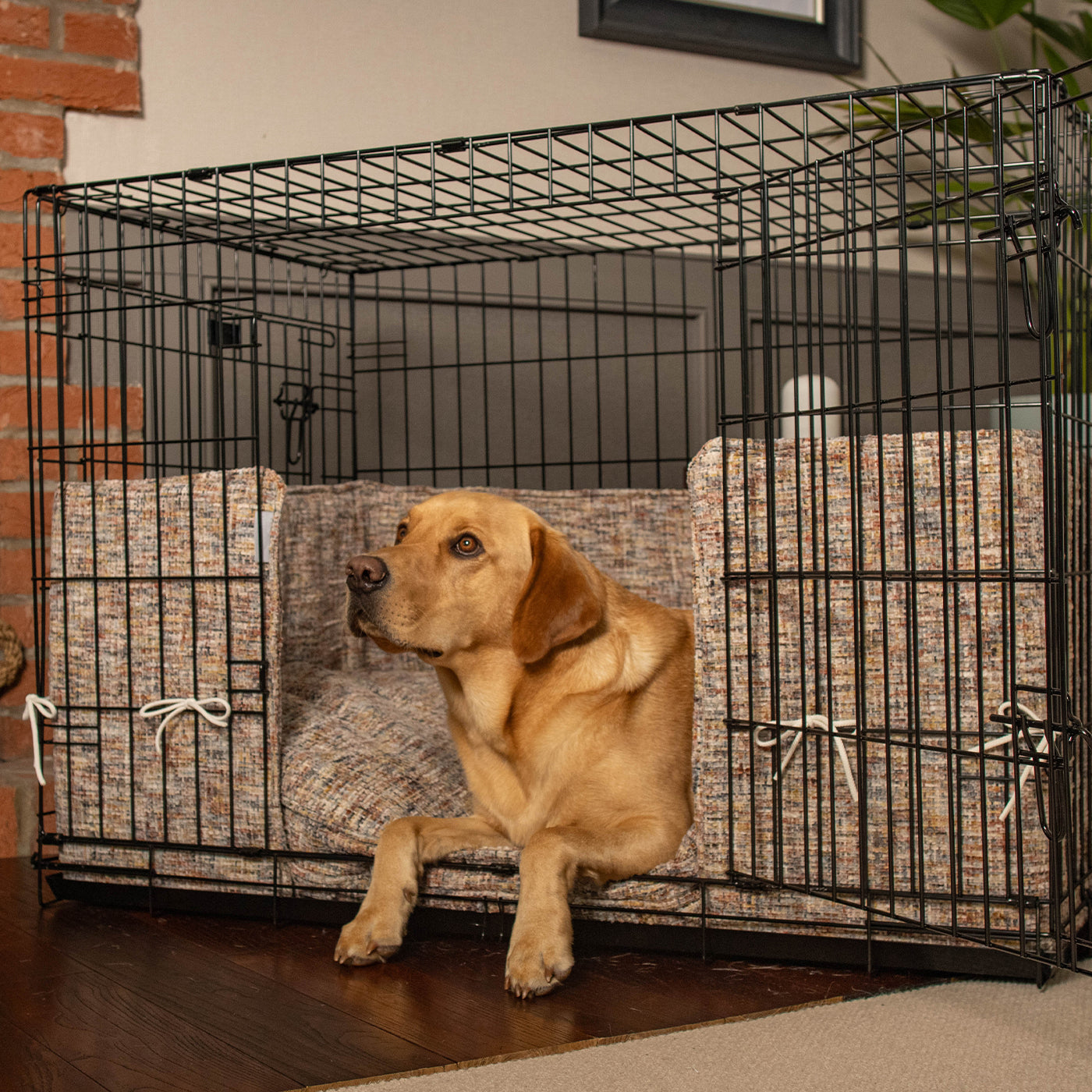 Dog Crate Bumper in Opal Minerals by Lords & Labradors