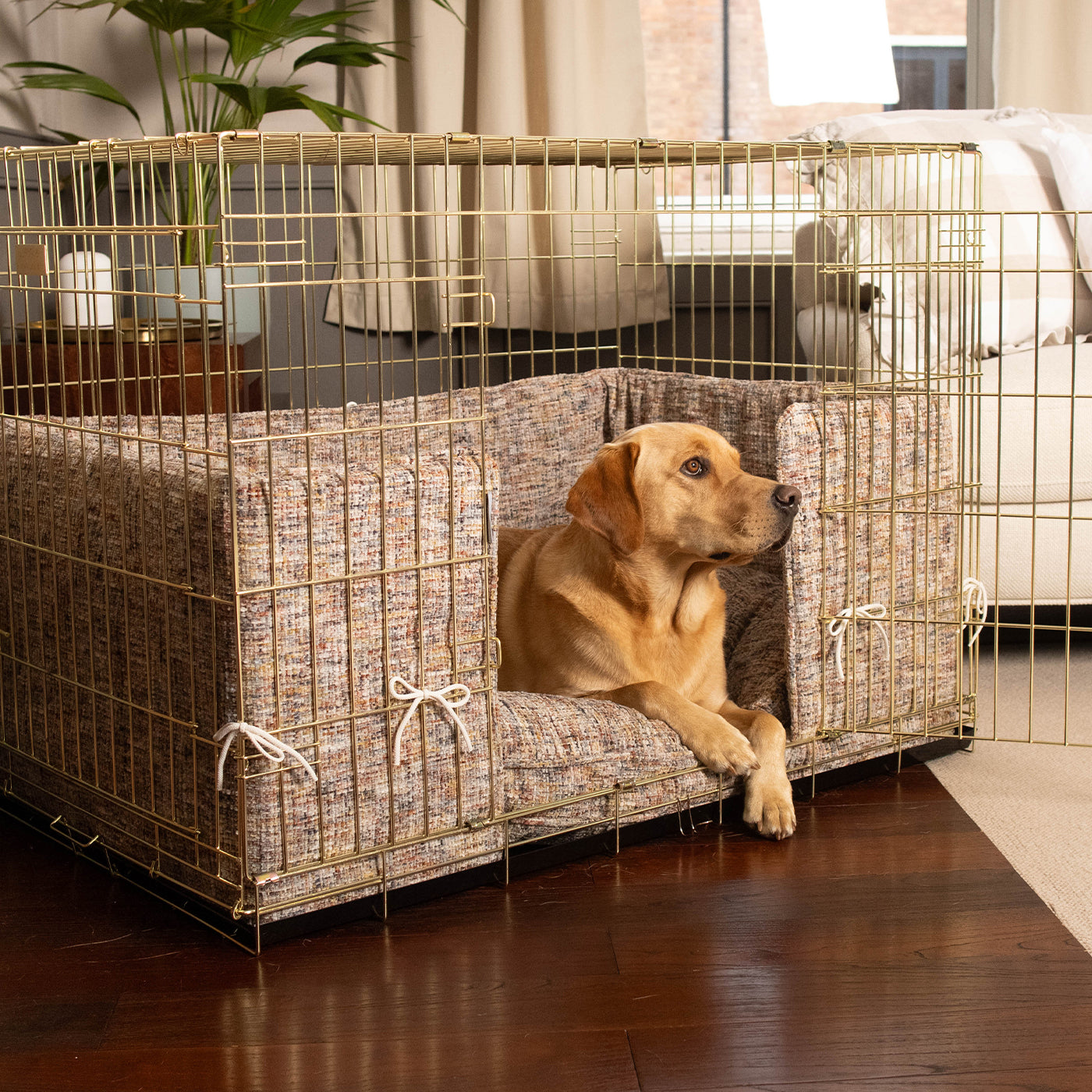 Dog Crate Bumper in Opal Minerals by Lords & Labradors