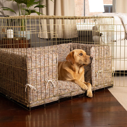 Dog Crate Bumper in Opal Minerals by Lords & Labradors