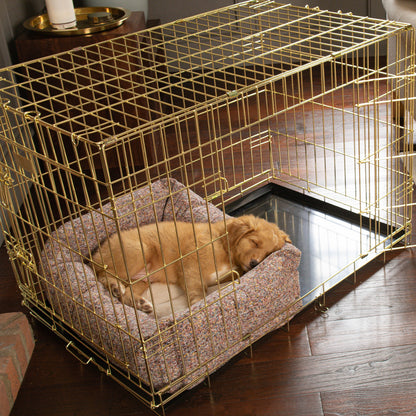 Dog Crate with Cosy & Calming Puppy Crate Bed in Rose Quartz Minerals by Lords & Labradors