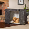 Dog Crate Cover In Obsidian Minerals by Lords & Labradors