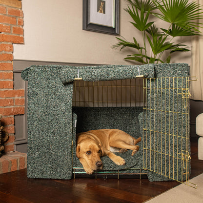 Dog Crate Set In Emerald Minerals by Lords & Labradors