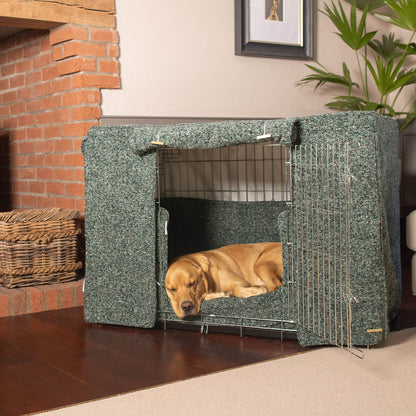 Dog Crate Set In Emerald Minerals by Lords & Labradors