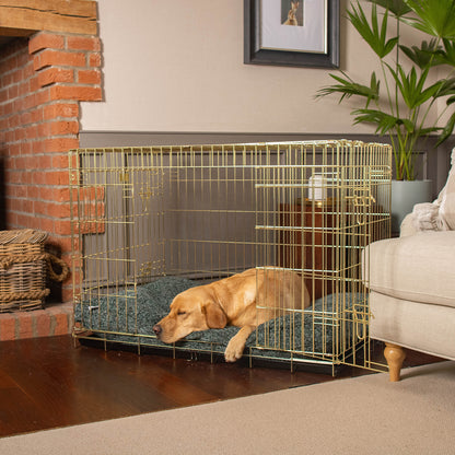 Dog Cushion in Emerald Minerals by Lords & Labradors