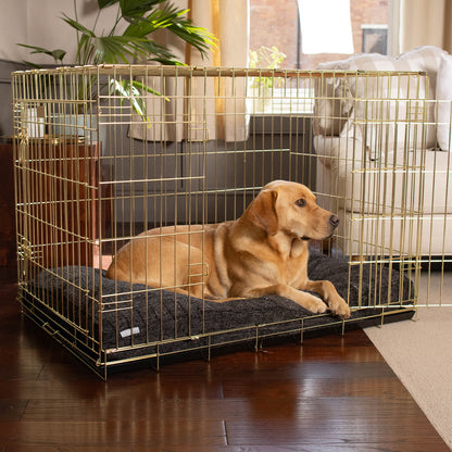 Dog Cushion in Obsidian Minerals by Lords & Labradors