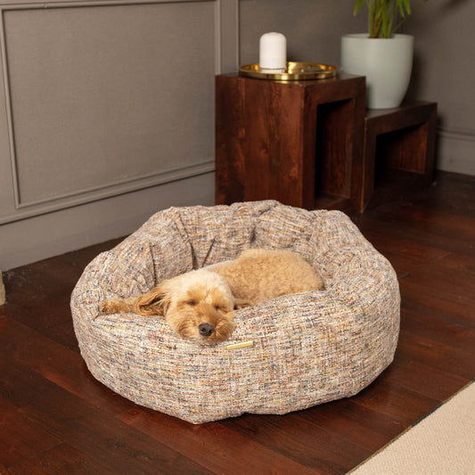 Donut Bed With Removable Covers in Opal Minerals by Lords & Labradors
