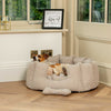 High Wall Bed For Dogs in Mink Bouclé by Lords & Labradors
