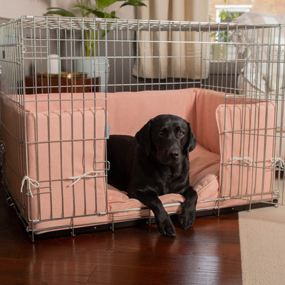 Dog Crate Bumper in Peony Orkney Tweed by Lords & Labradors